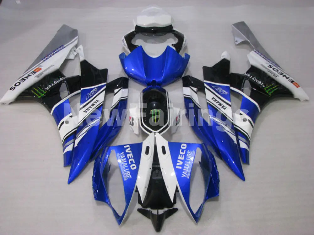 Blue White and Black ENEOS - YZF-R6 06-07 Fairing Kit Vehicles & Parts > Vehicle Parts & Accessories > Motor Vehicle