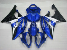 Load image into Gallery viewer, Blue and White Black Factory Style - YZF-R6 08-16 Fairing Kit Vehicles &amp; Parts > Vehicle Parts &amp; Accessories > Motor