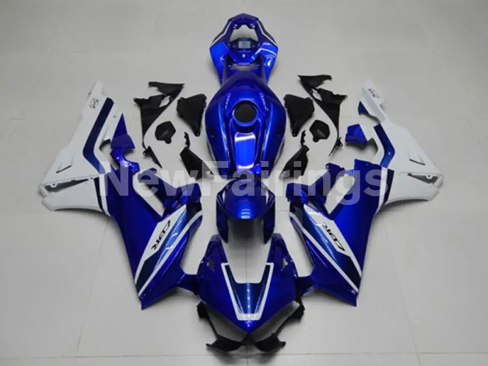 Blue and White Factory Style - CBR1000RR 17-19 Fairing Kit