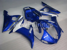 Load image into Gallery viewer, Blue White Factory Style - YZF-R6 03-04 Fairing Kit Vehicles &amp; Parts &gt; Vehicle Parts &amp; Accessories &gt; Motor Vehicle