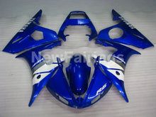 Load image into Gallery viewer, Blue White Factory Style - YZF-R6 03-04 Fairing Kit Vehicles &amp; Parts &gt; Vehicle Parts &amp; Accessories &gt; Motor Vehicle