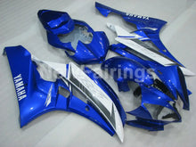 Load image into Gallery viewer, Blue White Factory Style - YZF-R6 06-07 Fairing Kit Vehicles &amp; Parts &gt; Vehicle Parts &amp; Accessories &gt; Motor Vehicle