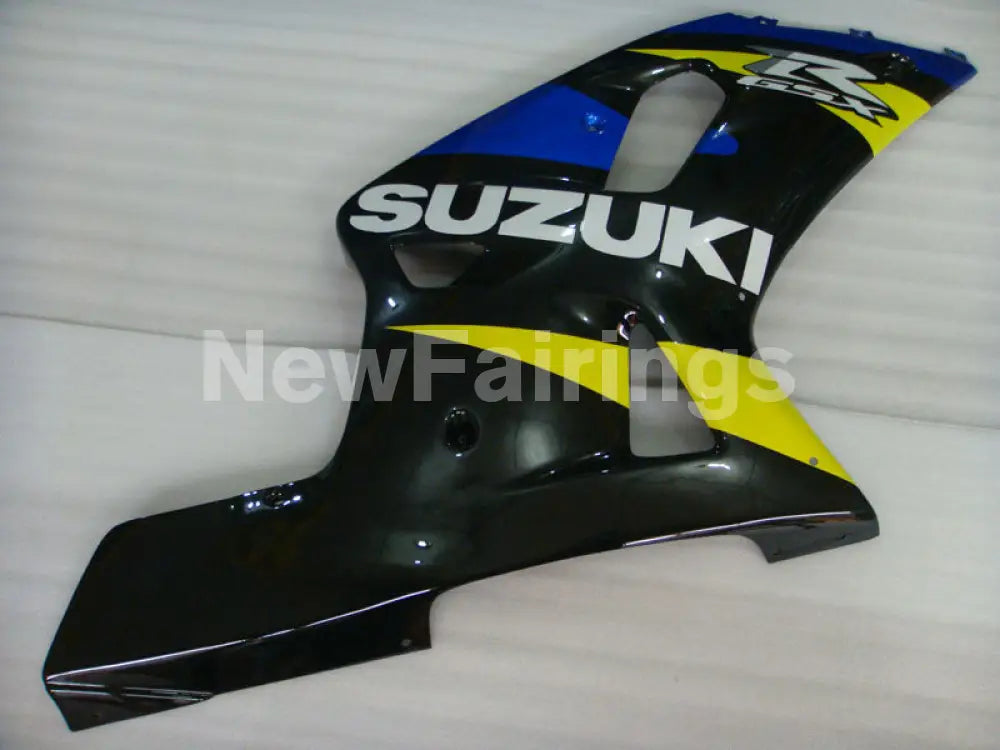 Blue and Yellow Black Factory Style - GSX-R600 01-03 Fairing Kit