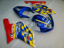 Load image into Gallery viewer, Blue and Yellow Red Movistar - GSX-R600 01-03 Fairing Kit