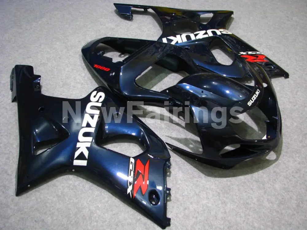 Deep Blue Factory Style - GSX-R1000 00-02 Fairing Kit