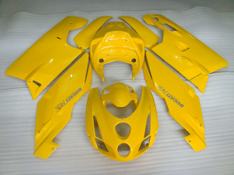 Gloss Yellow Factory Style - Ducati 749 03-04 Fairing Kit