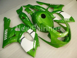 Green and White Factory Style - YZF600R Thundercat 96-07 Fairing Kit Vehicles & Parts > Vehicle Parts & Accessories >