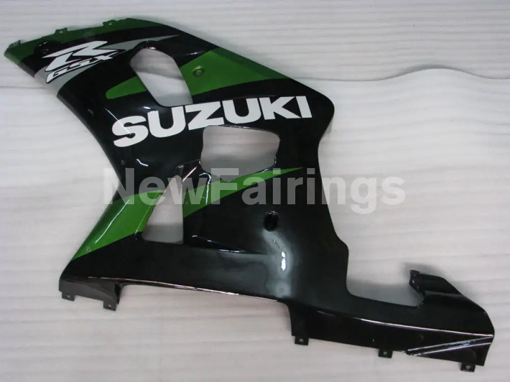 Green and Black Factory Style - GSX-R600 01-03 Fairing Kit