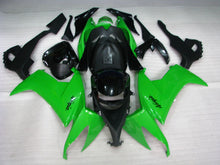 Load image into Gallery viewer, Green and Black Factory Style - NINJA ZX-10R 08-10 Fairing Kit