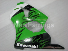 Load image into Gallery viewer, Green and Black Flame NINJA ZX 6R 00 02 Fairing Kit