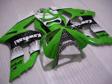 Load image into Gallery viewer, Green and Black FUCHS - NINJA ZX-6R 03-04 Fairing Kit