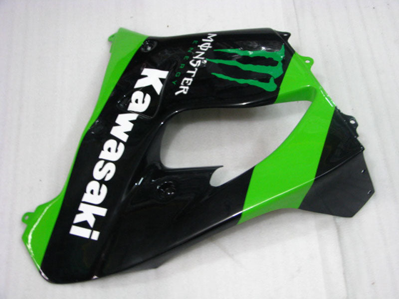 Green and Black Monster - NINJA ZX-9R 00-01 Fairing Kit