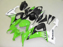 Load image into Gallery viewer, Green Black and White Factory Style - NINJA ZX-10R 08-10 Fairing Kit