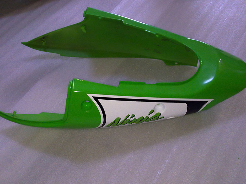 Green and White Factory Style - NINJA ZX-12R 02-04 Fairing