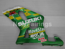 Load image into Gallery viewer, Green and Yellow Movistar - GSX-R600 01-03 Fairing Kit