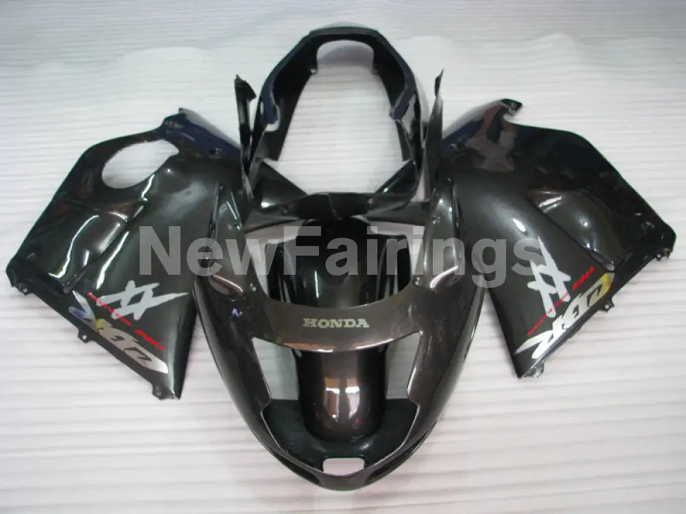 CBR XX 1100 SIDE FAIRING CUSTOM PAIR BLACK & RED CBR XX 1100 SIDE FAIRING CUSTOM PAIR BLACK & RED
