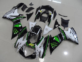 Green and Black White Monster - GSX-R600 11-26 Fairing Kit