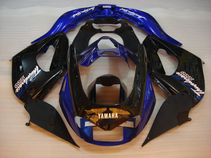 Blue and Black Factory Style - YZF1000R Thunderace 96-05 Fairing Kit