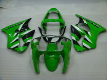 Load image into Gallery viewer, Green and Black Factory Style - NINJA ZX-6R 00-02 Fairing Kit