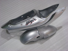 Load image into Gallery viewer, Silver and Black Factory Style - NINJA ZX-6R 00-02 Fairing Kit