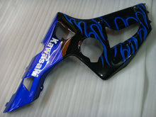 Load image into Gallery viewer, Black and Blue Flame - NINJA ZX-6R 03-04 Fairing Kit