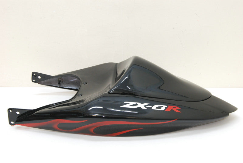 Black and Red Flame - NINJA ZX-6R 05-06 Fairing Kit