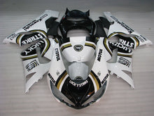 Load image into Gallery viewer, Black and White Lucky Strike - NINJA ZX-6R 05-06 Fairing Kit