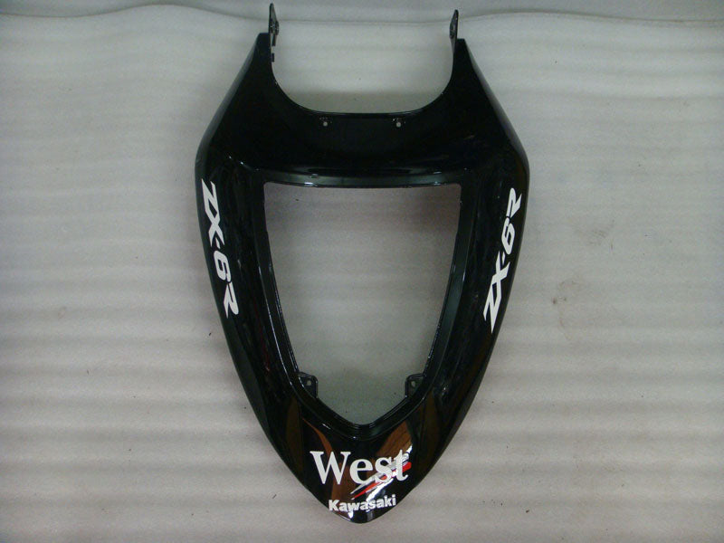 Black and White West - NINJA ZX-6R 05-06 Fairing Kit