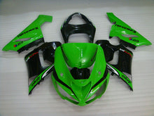 Load image into Gallery viewer, Green and Black Factory Style - NINJA ZX-6R 05-06 Fairing Kit