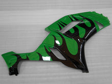 Load image into Gallery viewer, Green and Black Flame - NINJA ZX-6R 07-08 Fairing Kit