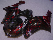 Load image into Gallery viewer, Black Red Flame - NINJA ZX-6R 07-08 Fairing Kit