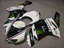 Load image into Gallery viewer, White and Black Monster - NINJA ZX-6R 07-08 Fairing Kit