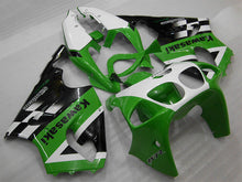 Load image into Gallery viewer, Green and White Black Factory Style - NINJA ZX-7R 96-03 Fairing Kit