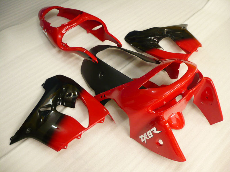 Red and Black Factory Style - NINJA ZX-9R 98-99 Fairing Kit