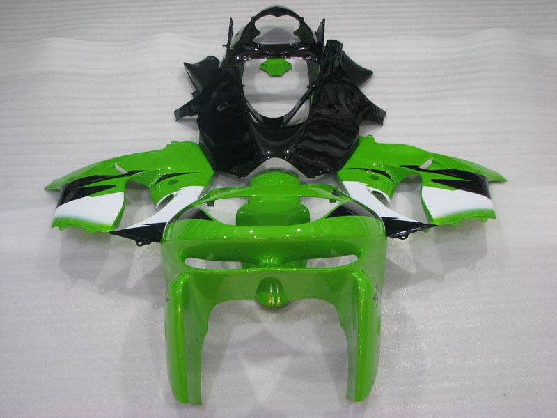 Green Black and White Factory Style - NINJA ZX-9R 98-99 Fairing Kit