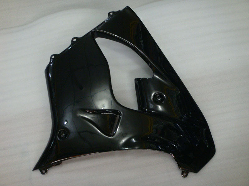 Black with White Stickers Factory Style - NINJA ZX-9R 00-01 Fairing Kit