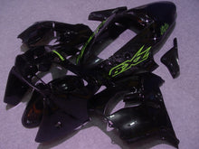 Load image into Gallery viewer, Black with Green Stickers Factory Style - NINJA ZX-9R 00-01 Fairing Kit