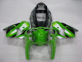 Green and Black Factory Style - NINJA ZX-9R 02-03 Fairing Kit