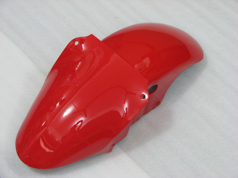 Red and Black Silver Factory Style - NINJA ZX-9R 00-01 Fairing Kit