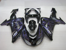 Load image into Gallery viewer, Black and Purple Flame - NINJA ZX-10R 06-07 Fairing Kit