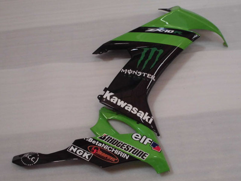 Green and Black Monster - NINJA ZX-10R 08-10 Fairing Kit