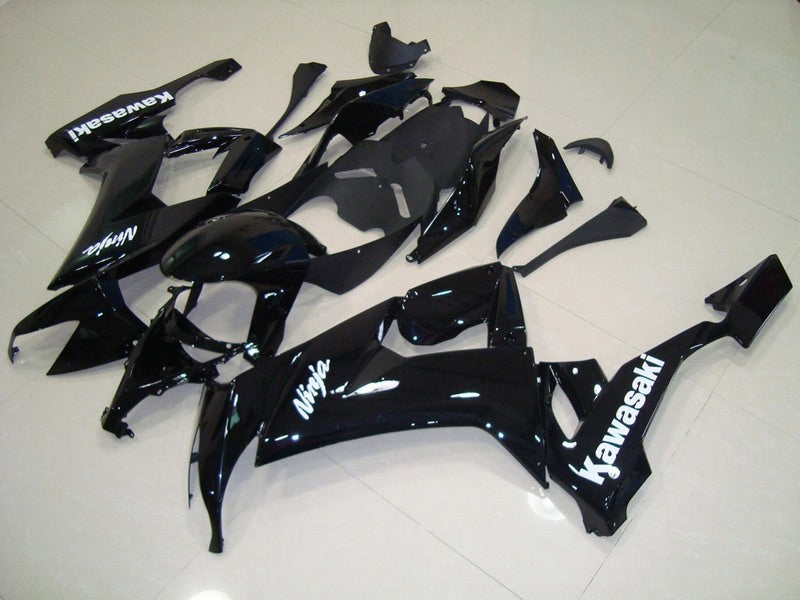 Glossy Black Factory Style - NINJA ZX-10R 08-10 Fairing Kit