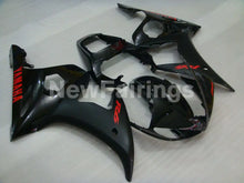 Load image into Gallery viewer, Matte Black and Gloss Black with Red Decals Factory Style - YZF-R6 03-04 Fairing Kit Vehicles &amp; Parts &gt; Vehicle Parts &amp;