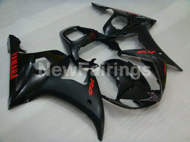 Matte Black and Gloss Black with Red Decals Factory Style - YZF-R6 03-04 Fairing Kit Vehicles & Parts > Vehicle Parts &