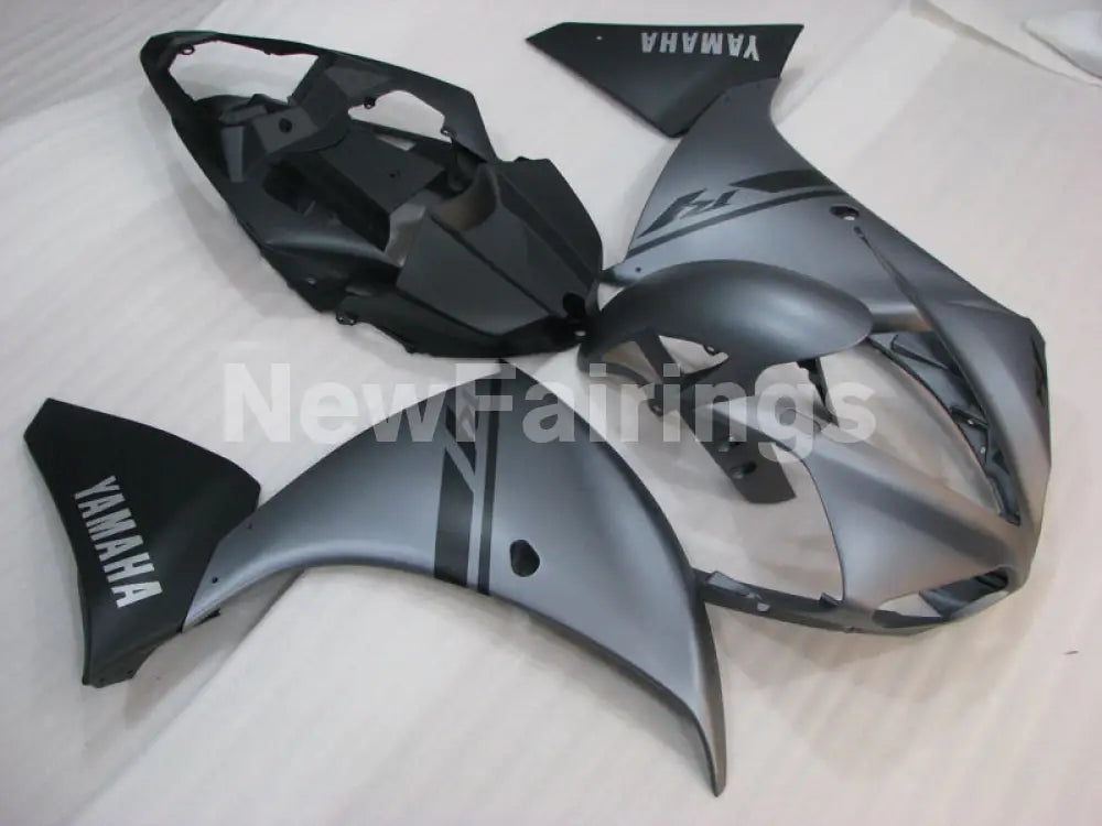 Matte Grey and Matte Black Factory Style - YZF-R1 12-14 Fairing Kit ...