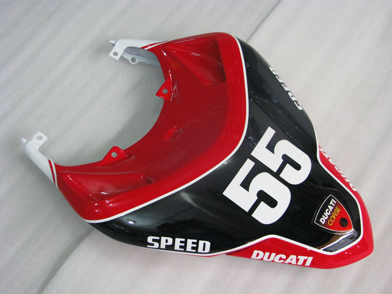 Number 55 Red and White Black MOTUL - Ducati 1198 07-11