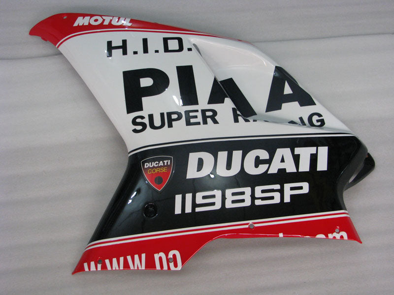Number 55 Red and White Black MOTUL - Ducati 1198 07-11