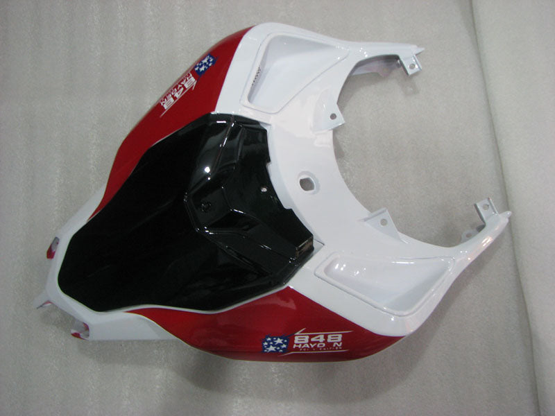 Number 69 White and Red Black Star - Ducati 848/1098/1198