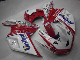 Number 7 Red and White Batterie - Ducati 1098 07-11 Fairing