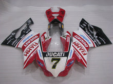 Load image into Gallery viewer, Number 7 Red and White Black TIM - Ducati 1199 Panigale